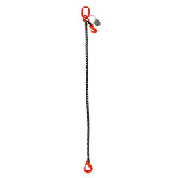 Cargo lashings lifting chain single leg with catch and adjuster.  L: 1500, W: 7,  (mm). Article code: 44-HKI107-15