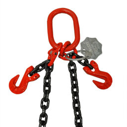 Lifting accessories lifting chain double leg with catch and adjuster 
