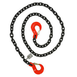 Cargo lashings load chain with hooks 10 mm.  L: 3000,  (mm). Article code: 44-KSK1030