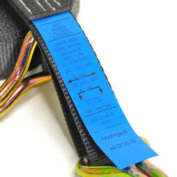 Spanbanden spanband 2-delig 35 mm nylon 2500kg.  L: 7000, B: 35,  (mm). Artikelcode: 44-SP25-70