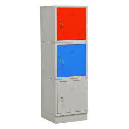 Locker cabinet helmet cabinet 1-door element (padlock)