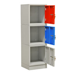 Locker cabinet helmet cabinet 1-door element (padlock)