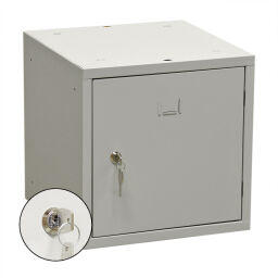 Locker cabinet helmet cabinet 1-door element (cylinder lock)