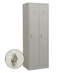 Cabinet locker cabinet 2 doors (padlock).  W: 600, D: 500, H: 1800 (mm). Article code: 45-ML82-HS