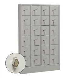 Cabinet locker cabinet 24 doors (padlock).  W: 800, D: 150, H: 1310 (mm). Article code: 45-PEL24-HS