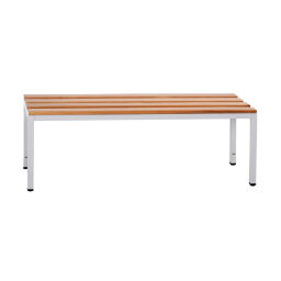 Cabinet cloakroom bench without superstructure.  W: 1000, D: 400, H: 420 (mm). Article code: 45-SBR100