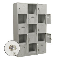 Cabinet helmet cabinet 15 doors (cylinder lock) 45-SHC15-CS