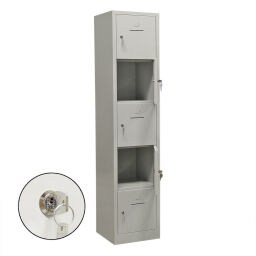 Armoire armoire pour casques 5 portes (cylindre) 45-SHC5-CS