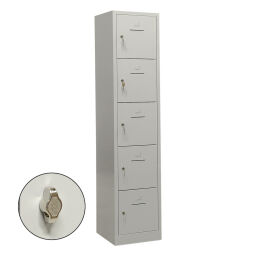 Casier armoire pour casques 5 portes (cadenas)
