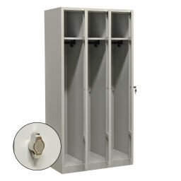 Cabinet locker cabinet 3 doors (padlock)