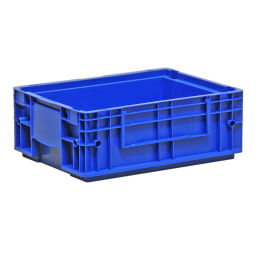 Stacking box plastic stackable KLT with handles and perforated 46-KLT-4147-W