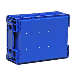 Euronorm stacking bins KLT with handles and perforated
