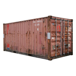 Gebruikte Container materiaalcontainer 20 ft B-kwaliteit.  L: 6058, B: 2438, H: 2591 (mm). Artikelcode: 99-476GB-B