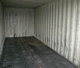 Gebrauchte Container Materialcontainer 20 Fuß B-Qualität.  L: 6058, B: 2438, H: 2591 (mm). Artikelcode: 99-476GB-B