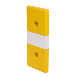 Profile protection Safety and marking impact protection wall and corner protection.  D: 50, H: 600 (mm). Article code: 5030410