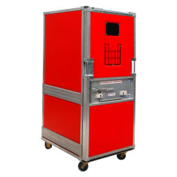 Roll cage thermo roll container