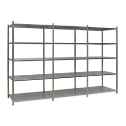 Shelving static shelving rack 55 1 start section and 2 extension sections New