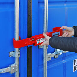 Veiligheidstoebehoren container slot compact.  L: 355, B: 95, H: 70 (mm). Artikelcode: 58-DL-080-150