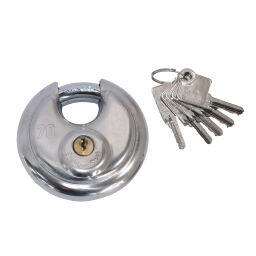 Safe accessories discus padlock including five keys