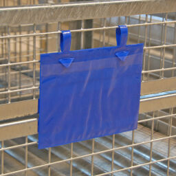 Plastic pocket document holder A5 tie-on.  L: 180, W: 235,  (mm). Article code: 99-857-5901015