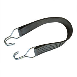 Cargo lashings retaining strap with 2 hooks rubber .  L: 400, W: 40,  (mm). Article code: 70SBR-12