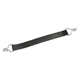 Cargo lashings retaining strap with 2 hooks rubber .  L: 400, W: 40,  (mm). Article code: 70SBR-12