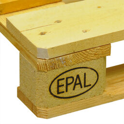 Pallet wooden pallet 4-sided.  L: 1200, W: 800, H: 150 (mm). Article code: 99-718