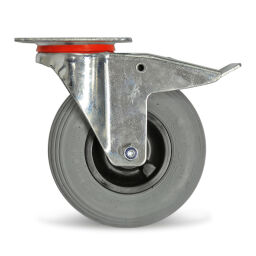 Roulettes pivotantes roue pivotante avec frein Ø 200 mm