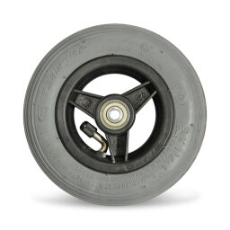 Wheel air tire Ø 150 mm.  L: 150, W: 30, H: 189 (mm). Article code: 75.300.516.154