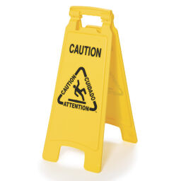 Cleaning safety signs  safety and marking safety markings double sided warning sign