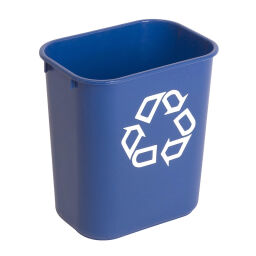 Waste and cleaning plastic waste bin without lid 95-76048360