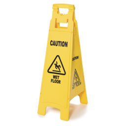 Cleaning safety signs  Safety and marking safety markings four sided warning sign.  L: 305, W: 38, H: 965 (mm). Article code: 95-76141719