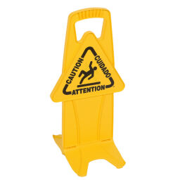 Cleaning safety signs  Safety and marking safety markings warning sign.  L: 336, W: 330, H: 660 (mm). Article code: 95-76173314
