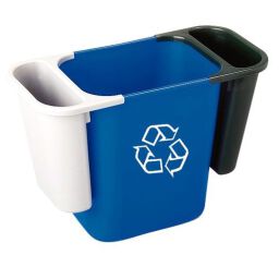 Waste bin Waste and cleaning accessories waste separation bin Article arrangement:  New.  L: 265, W: 120, H: 295 (mm). Article code: 95-76200607
