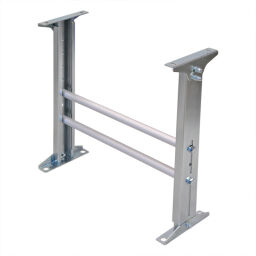 Roller conveyor accessories adjustable support upright 405 - 565 mm.  W: 468,  (mm). Article code: 80-HS405-565