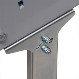 Roller conveyor accessories adjustable support upright 505 - 765 mm