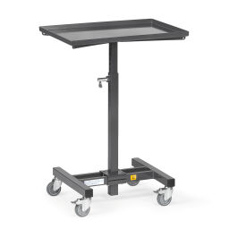 ESD trolleys Warehouse trolley Fetra goods stand loading surface / adjustable.  L: 605, W: 405, H: 695 (mm). Article code: 851890