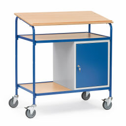 Tischwagen Fetra Rollschränke Arbeitsfläche / 1 Schrank