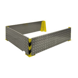 Protection guards safety and marking guardrail aluminium