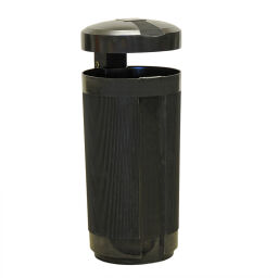 Outdoor waste bins Waste and cleaning plastic waste bin with lid Article arrangement:  New.  L: 350, W: 350, H: 830 (mm). Article code: 99-8699GB