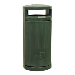Outdoor waste bins Waste and cleaning plastic waste bin lockable Article arrangement:  New.  L: 535, W: 535, H: 1175 (mm). Article code: 99-9197GB