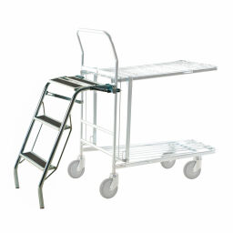 Cash and carry carts accessories stairway / foldable / 2 steps