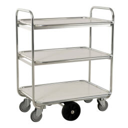 Warehouse trolley Kongamek order picking trolley with 3 shelves New
