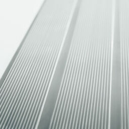 Treppen leiter aluminium prodestleiter einseitig begehbar, 10 stufen inkl. plattform