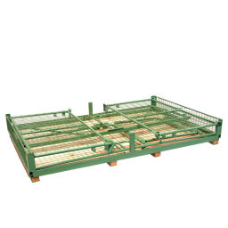 Pallet stacking frames foldable construction stackable a7 module