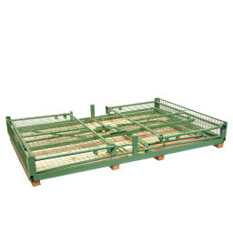 Pallet stacking frames foldable construction stackable A7 Module