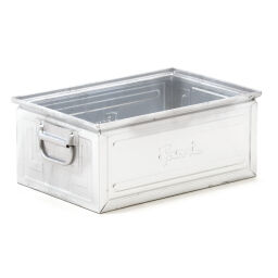 Storage bin steel all walls closed