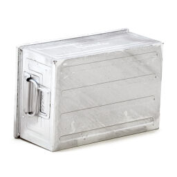 Storage bin steel all walls closed