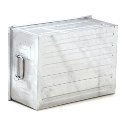 Storage bin steel all walls closed