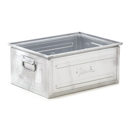 Storage bin steel all walls closed